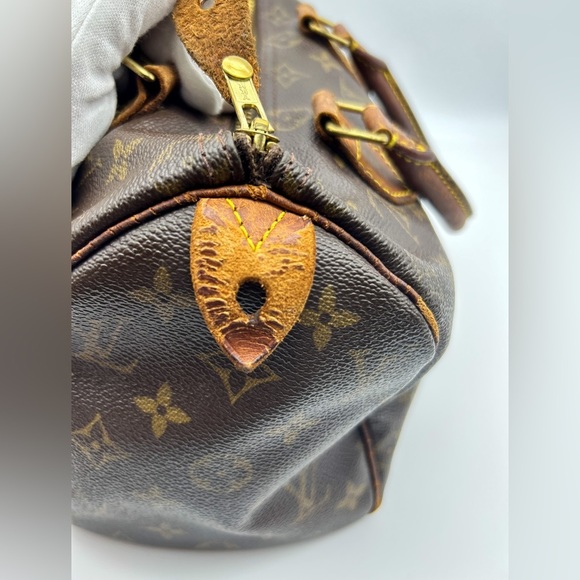 Louis Vuitton speedy 25 vintage Sp 1929 all tabs intact looks at photos - Picture 12 of 16